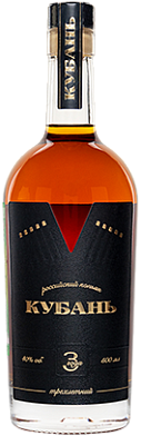 Коньяк трехлетний "Кубань"